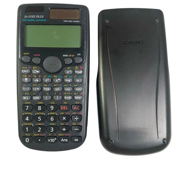 Casio FX-115ES PLUS Scientific Calculator With Cover Tested Working Solar Power - Picture 1 of 7